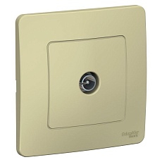 ТВ-розетка Systeme Electric Blanca бежевая BLNTS000017