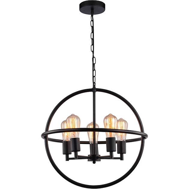 Подвесная люстра Toplight Alayna TL1188H-05BK Фото № 1