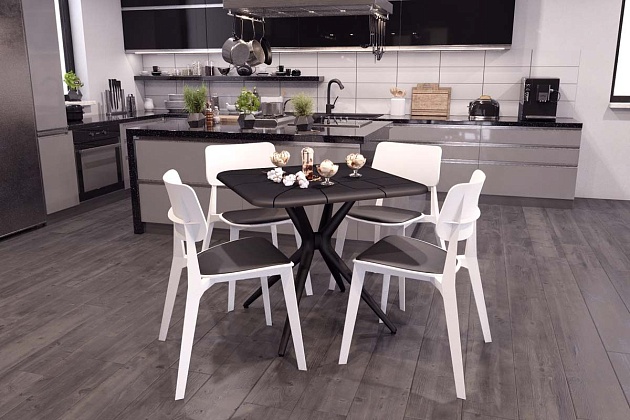 Обеденная группа Sheffilton SHT-DS194 черный/белый/черный 8191133801 изображение 8 Обеденная группа Sheffilton SHT-DS194 черный/белый/черный 8191133801 Фото № 8