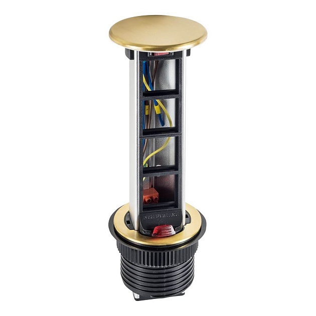 Блок розеточный встраиваемый 4 поста Ecoplast LUK 70344 Фото № 1