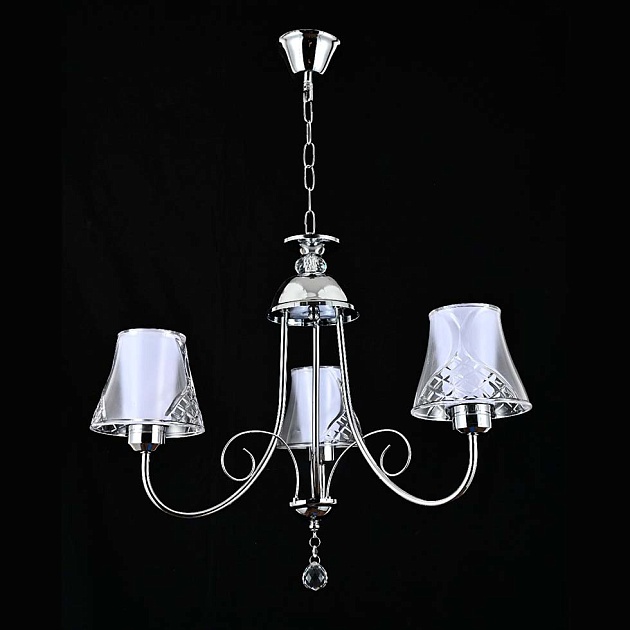 Подвесная люстра ЭкономСвет 13153/3CR WCL Фото № 1