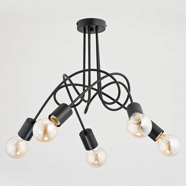 Потолочная люстра Adilux Tango Black 23175 Фото № 1