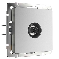 ТВ розетка Werkel серебряный матовый W1183065 4690389195631