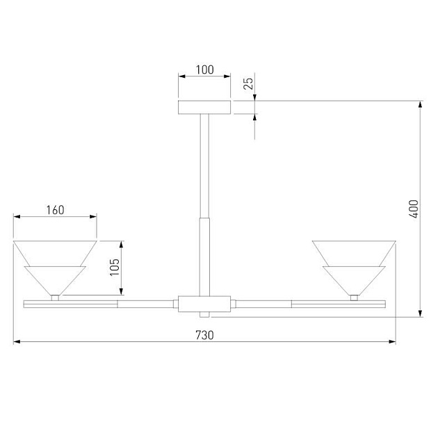 Потолочная люстра Eurosvet Rylee 70138/6 хром Фото № 3