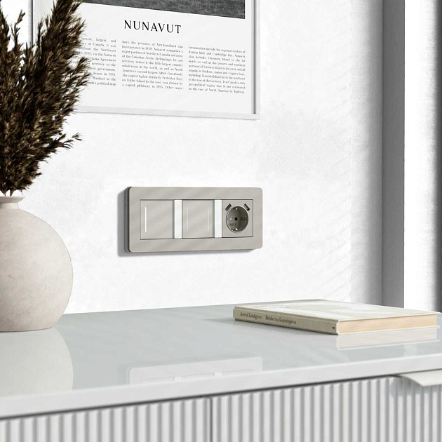 Умный сенсорный выключатель одноклавишный (дымчатый) W4513641/ a069764 Фото № 5