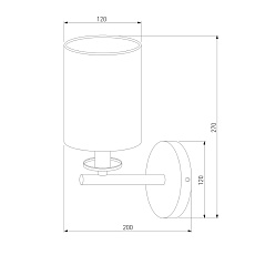 Бра Eurosvet Caprera 60146/1 латунь 3