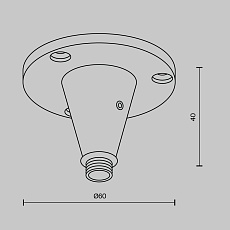 Аксессуар Maytoni Technical CA026BS-B 4