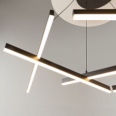 Подвесной светодиодный светильник Maytoni Line MOD016PL-L80BK 4