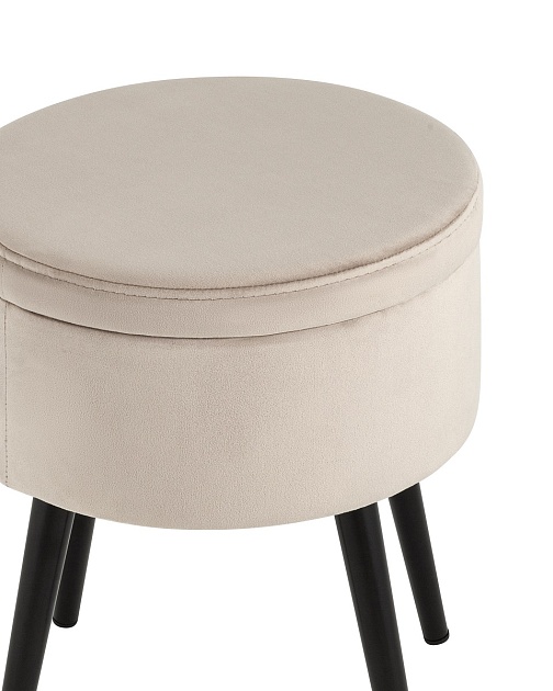 Пуф Stool Group Клайс велюр светло-серый vd-clays-b25 Фото № 4