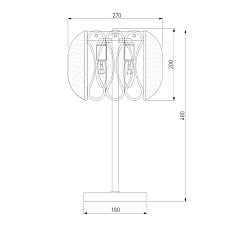 Настольная лампа Bogates Callas 01125/2 1