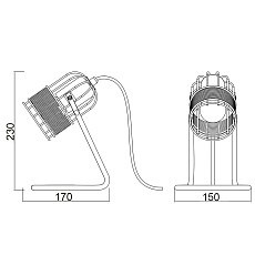 Настольная лампа Vele Luce Extra VL6472N01 4