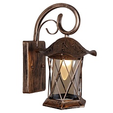 Уличный настенный светильник Reluce 08281-9.2-001U BKG 2