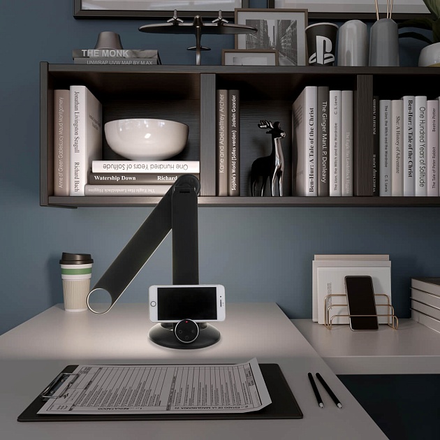 Настольная лампа Eurosvet Action 80428/1 черный изображение 6 Настольная лампа Eurosvet Action 80428/1 черный Фото № 6