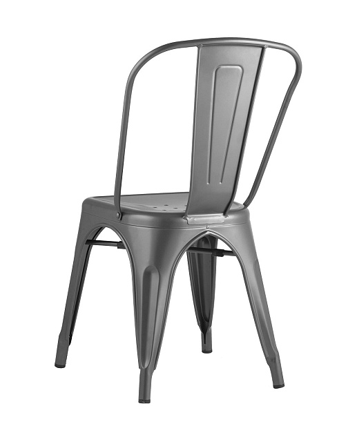 Барный стул Tolix серебристый матовый YD-H440B YG-15 Фото № 4