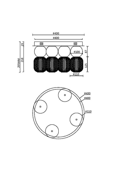 Потолочная светодиодная люстра Maytoni Drop MOD273CL-L60CH3K Фото № 2