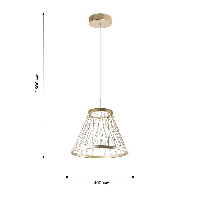 Подвесной светодиодный светильник Favourite Fibra 4634-4P Фото № 2