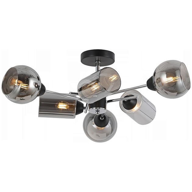 Потолочная люстра Illumico IL8243-6COU-79 BK CR Фото № 1