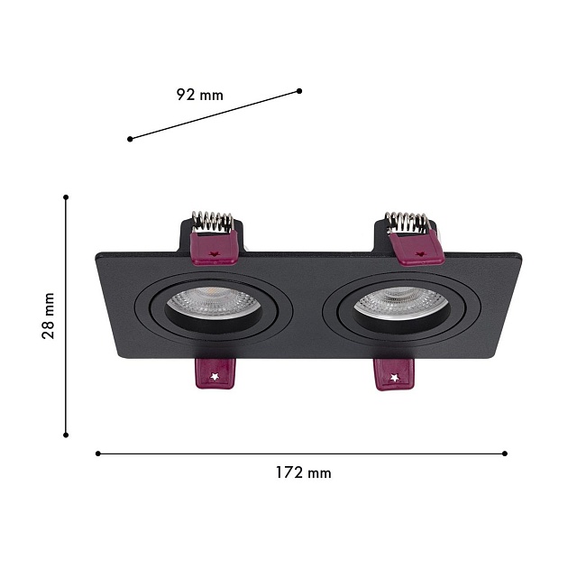Встраиваемый светильник Favourite Lamppu 4646-2C Фото № 6