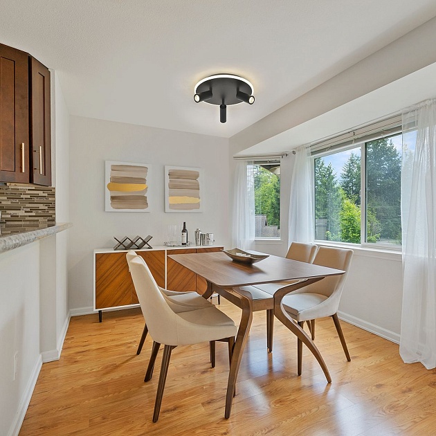 Потолочный светодиодный светильник Escada 20046SMA/03LED BK Фото № 2