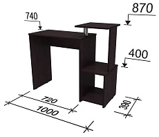 Компьютерный стол Woodville Джаз-30 440395 2
