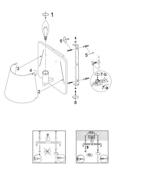 Настенный светильник Lucide Idaho 77281/01/70 Фото № 5