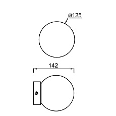 Настенный светодиодный светильник Mantra Puebla 8890 1