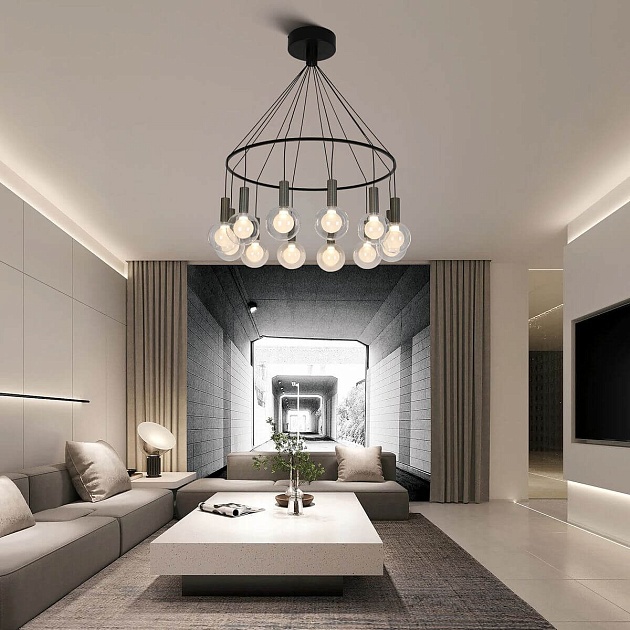 Подвесная светодиодная люстра Favourite Kula 4378-12P изображение 6 Подвесная светодиодная люстра Favourite Kula 4378-12P Фото № 6