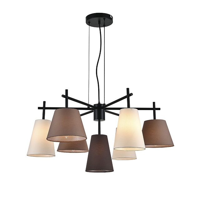 Подвесная люстра Indigo Abbinare 13032/7P Black V000534 изображение 4 Подвесная люстра Indigo Abbinare 13032/7P Black V000534 Фото № 4