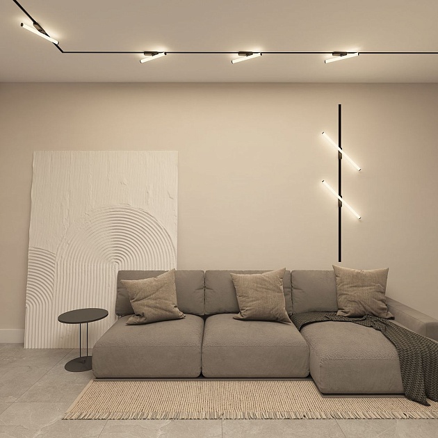 Трековый светодиодный светильник Denkirs Strom DK6648-BK изображение 6 Трековый светодиодный светильник Denkirs Strom DK6648-BK Фото № 6