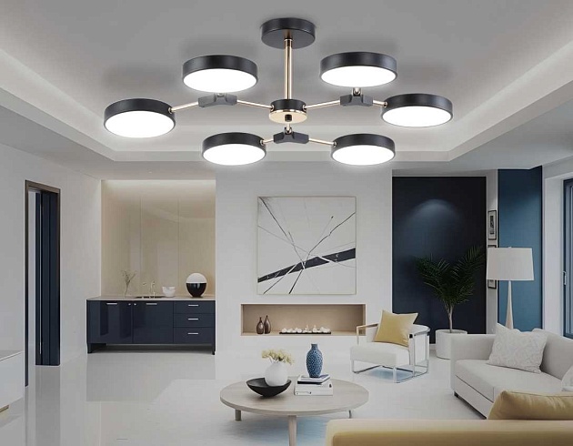 Люстра на штанге Ambrella light COMFORT FL516334 Фото № 2
