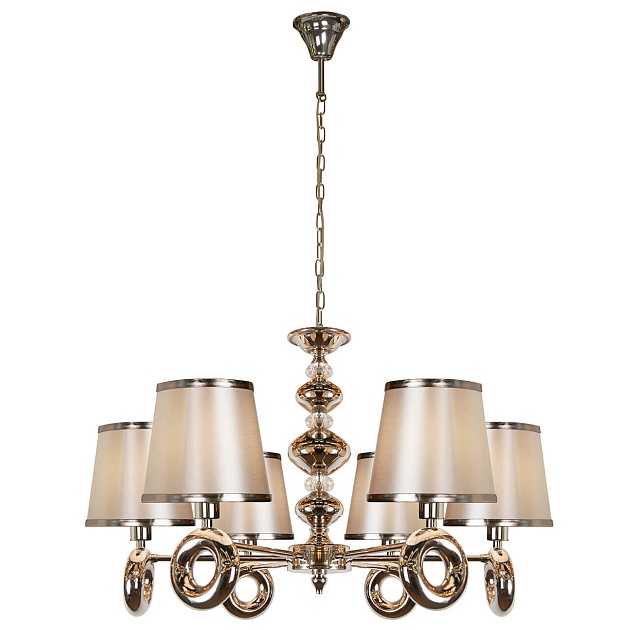 Подвесная люстра iLamp Brooklyn P2401-6 Nickel Фото № 1