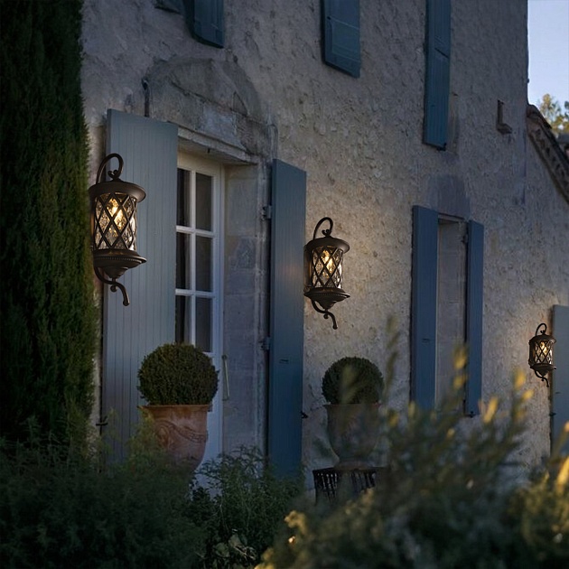 Уличный настенный светильник Loft IT Bergamo 100018W Фото № 5