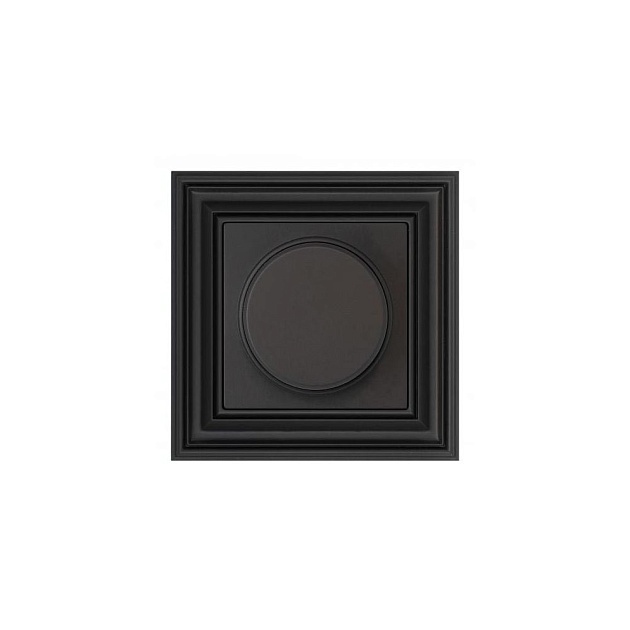 Диммер нажимной Liregus Retro черный матовый 29-220 изображение 1 Диммер нажимной Liregus Retro черный матовый 29-220 Фото № 1