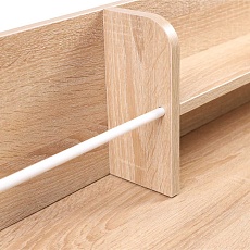 Письменный стол AksHome Coral светлый дуб, лдсп, цвет опоры белый 80042 2