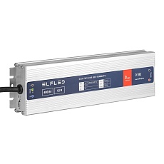 Блок питания герметичный компактный ELF, 12В, 400Вт, металл, IP67 ELF-12400С-PT