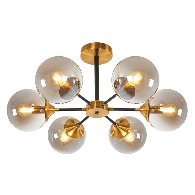 Потолочная люстра MyFar Fisher MR1741-6C изображение 1 Потолочная люстра MyFar Fisher MR1741-6C Фото № 1