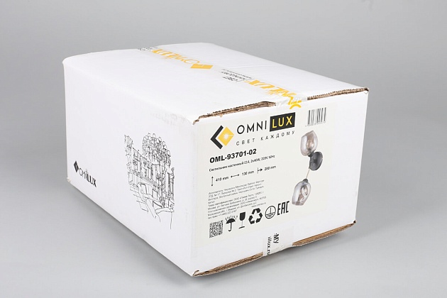 Бра Omnilux Savelletri OML-93701-02 изображение 4 Бра Omnilux Savelletri OML-93701-02 Фото № 4