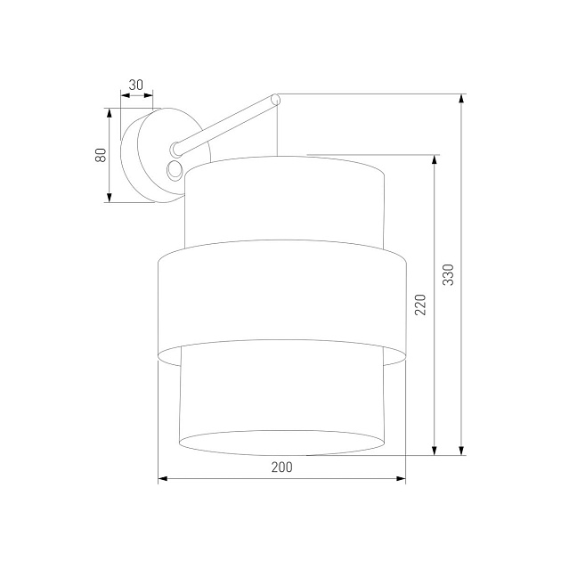 Бра TK Lighting 5400 Calisto изображение 2 Бра TK Lighting 5400 Calisto Фото № 2