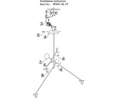 Подвесная светодиодная люстра Kink Light Некси 09440-3A,19(4000K) 1