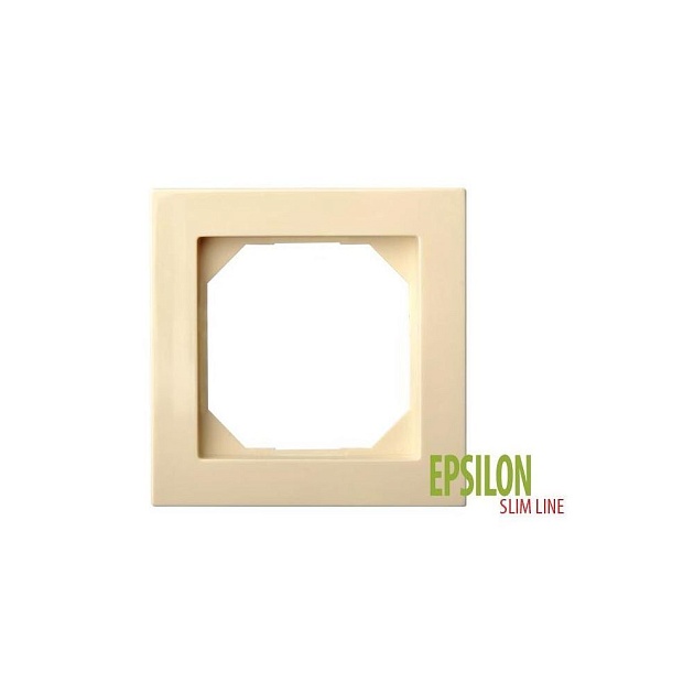 Рамка 1-постовая Liregus Epsilon бежевый 28-0881 изображение 1 Рамка 1-постовая Liregus Epsilon бежевый 28-0881 Фото № 1