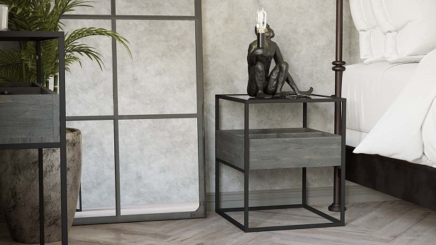 Прикроватная тумба Калифорния Кассо ТП01 Интра 6599811202 Фото № 4