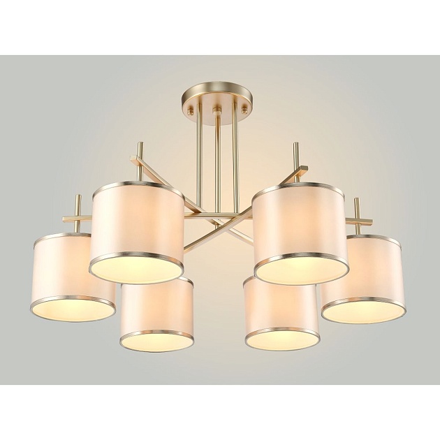 Потолочная люстра Crystal Lux Sergio PL6 Gold Фото № 5