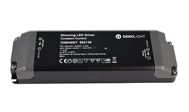 Драйвер Deko-Light D50040NT40-80V 40W IP20 0,5A 862136 Фото № 1