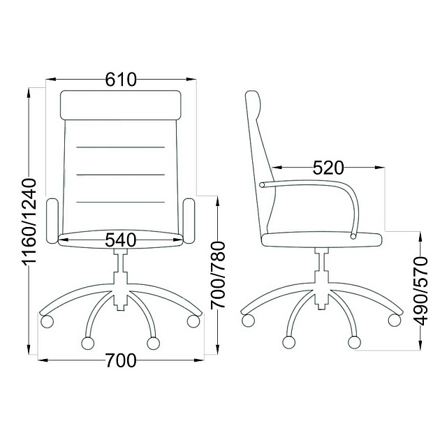 Кресло руководителя AksHome Alexander коричневый, экокожа 27670 изображение 2 Кресло руководителя AksHome Alexander коричневый, экокожа 27670 Фото № 2