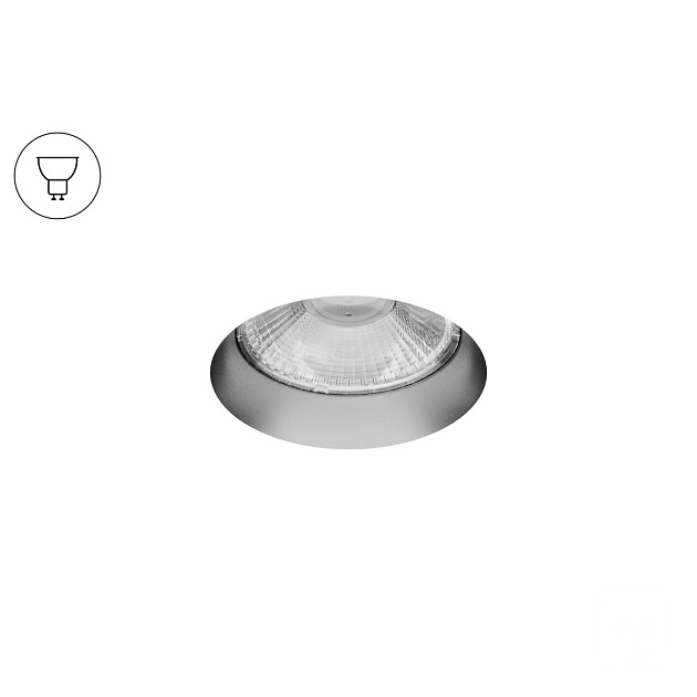 Встраиваемый светильник 6063 POINT HIDE (Silver — GU10) 0830503 Фото № 1