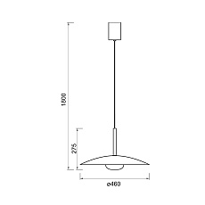 Подвесной светильник Mantra Lidia 8979 1