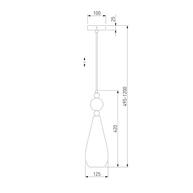 Подвесной светильник Eurosvet Ilario 50202/1 пурпурный изображение 2 Подвесной светильник Eurosvet Ilario 50202/1 пурпурный Фото № 2