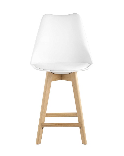 Полубарный стул Stool Group Frankfurt белый Y815A-65CM white Фото № 7