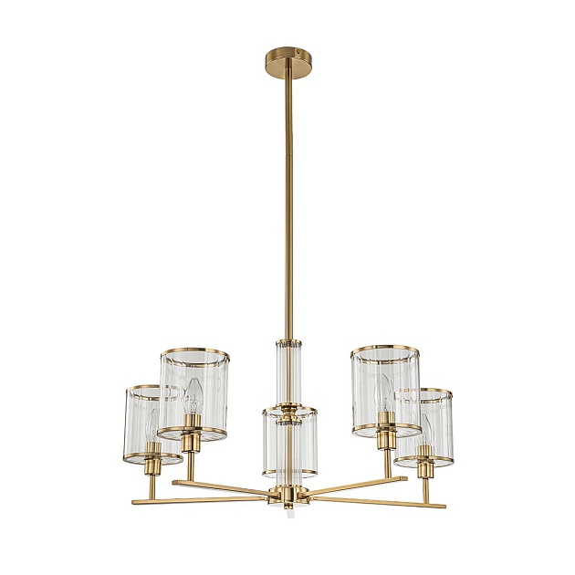 Подвесная люстра Indigo Dante 13022/5R Brass V000409 изображение 4 Подвесная люстра Indigo Dante 13022/5R Brass V000409 Фото № 4