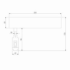 Декоративная стойка с вводом питания Elektrostandard Esthetic Magnetic 85140/00 a065432 4